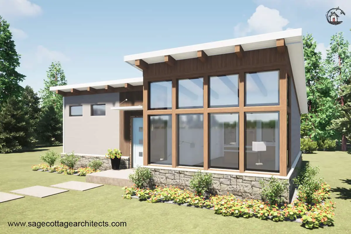 What is a Granny Flat? 12 Unique and Charming Designs 8 Photo of modern style granny flat home.