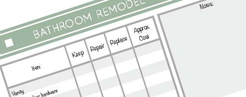 Average Cost of a Bathroom Remodel - Free Budgeting Printable 4