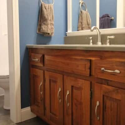 Dated 1970’s Bathroom Makeover – Beautiful Bathroom Remodeling Reveal