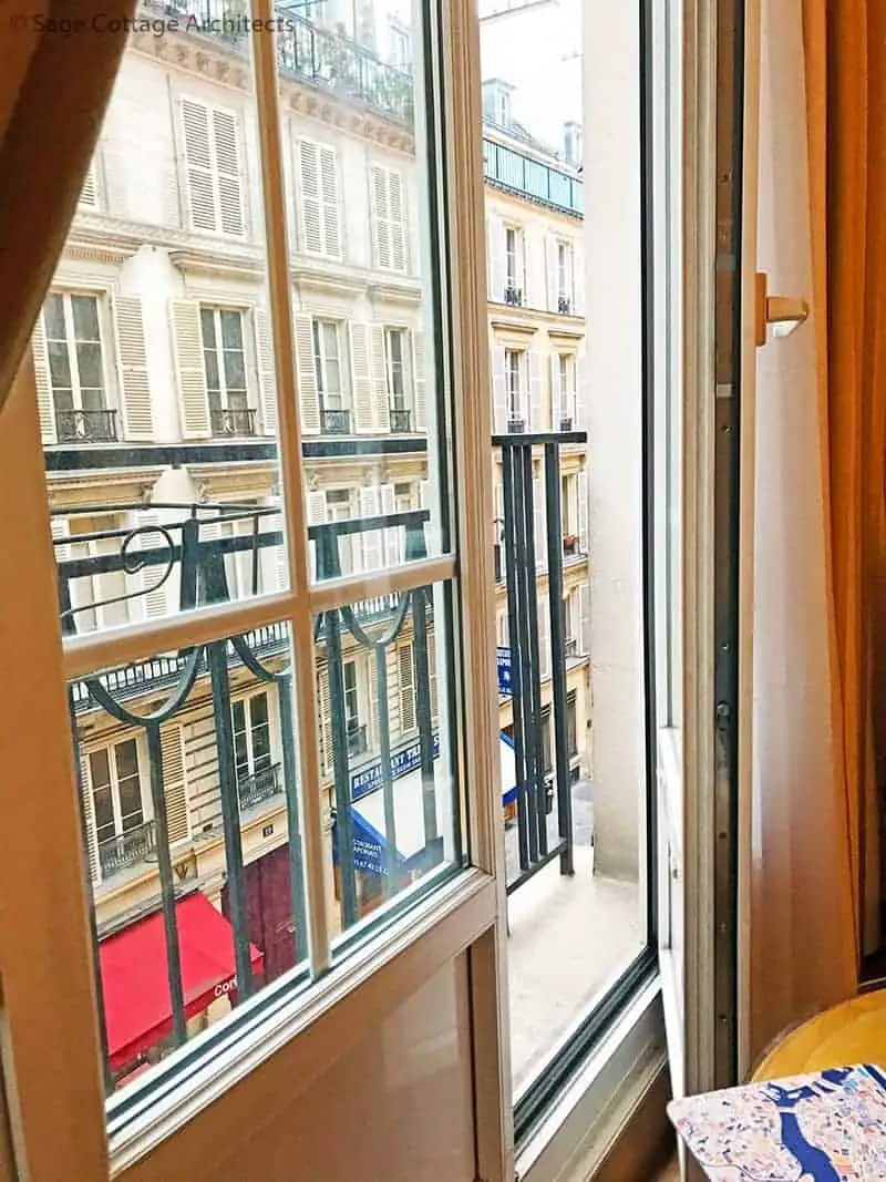Paris hotel room