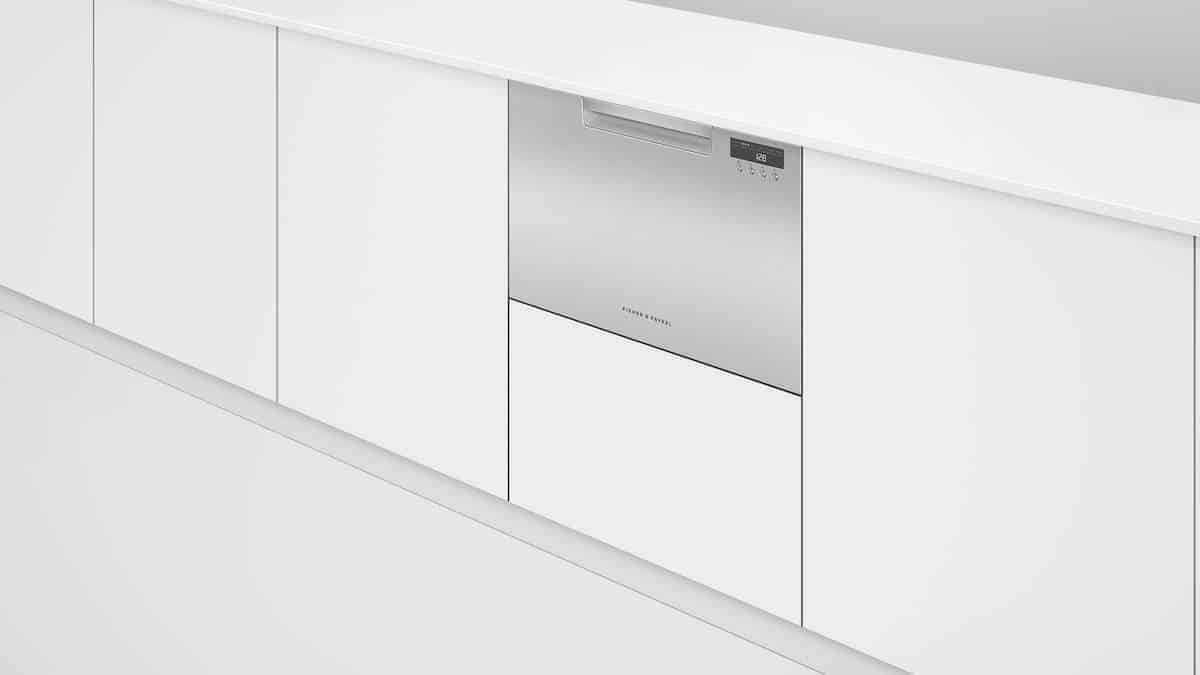 Compact dishdrawer - stainless steel under counter dishwasher drawer