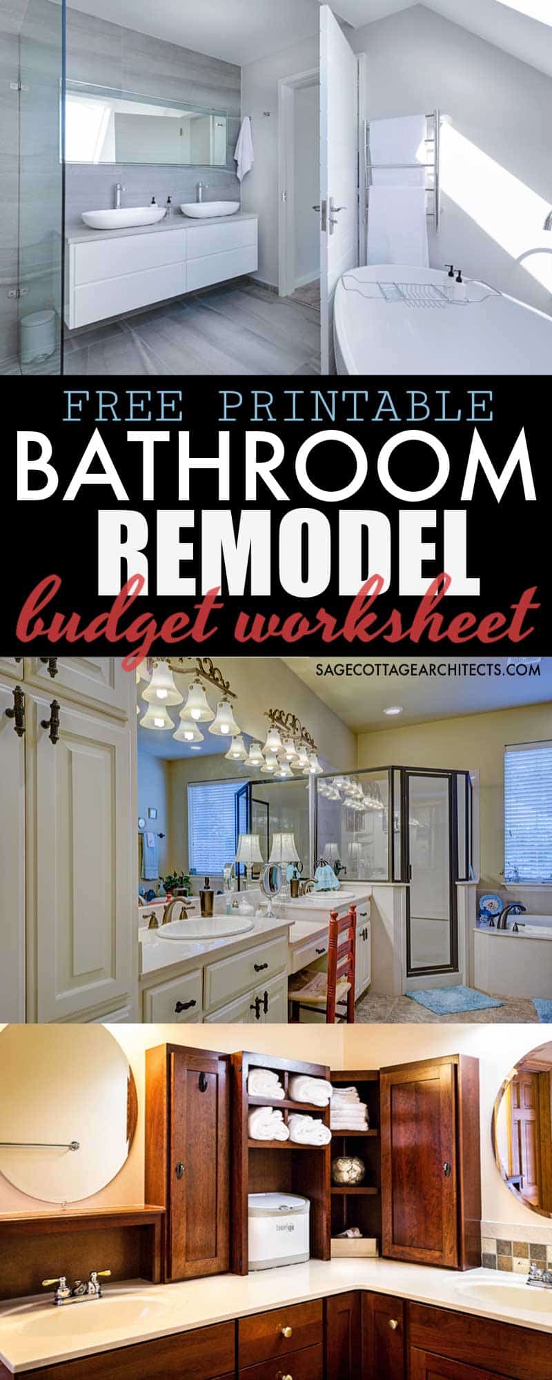 Average Cost of a Bathroom Remodel - Free Budgeting Printable 8