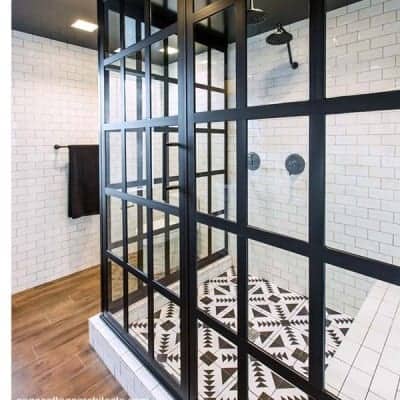 Design Inspiration: 20 Black Framed Glass Shower Enclosures
