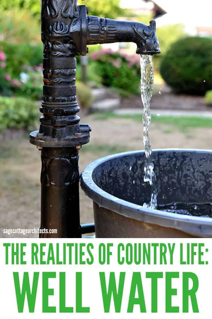 Photo collage of old well water pump