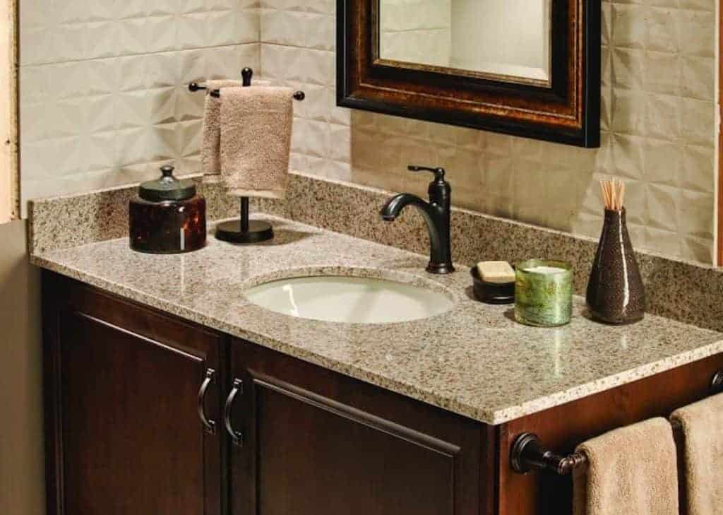 5 Simple Steps to Revitalize Your Bathroom Vanity 6 Photo of brown bathroom vanity