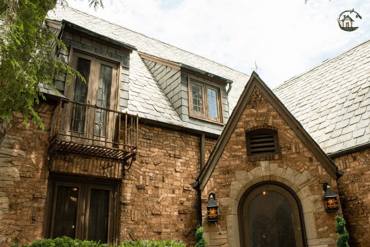 Photo of Gothic home on old house tour. 