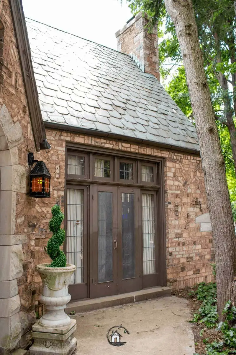 Photo of Gothic style home on old house tour. 