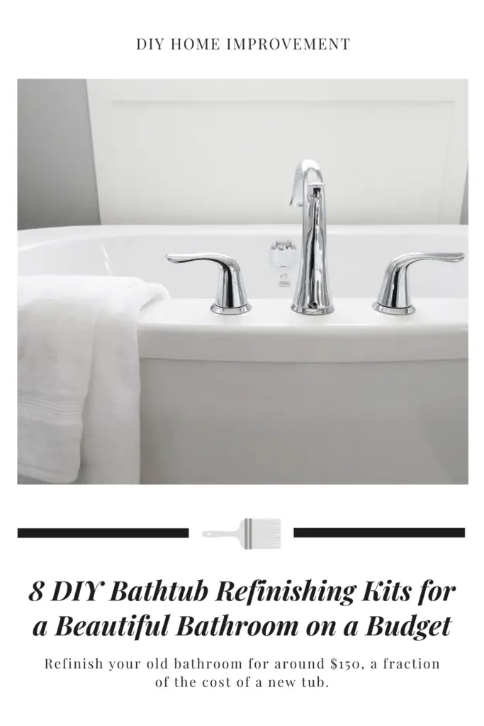 white bathtub with faucet advertising bathtub refinishing kits