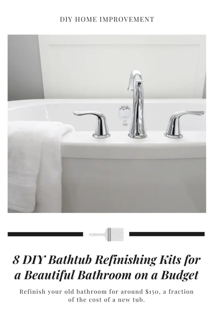 8 DIY Bathtub Refinishing Kits for Tub Resurfacing 2 white bathtub with faucet advertising bathtub refinishing kits