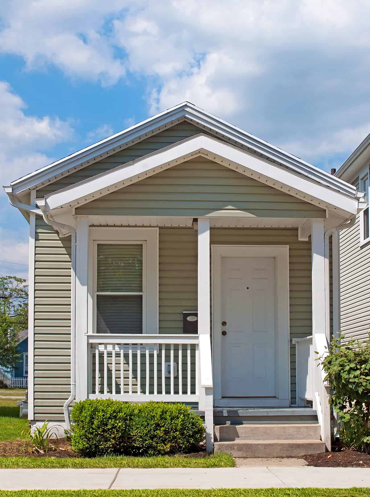 cute small tan granny flat dwelling