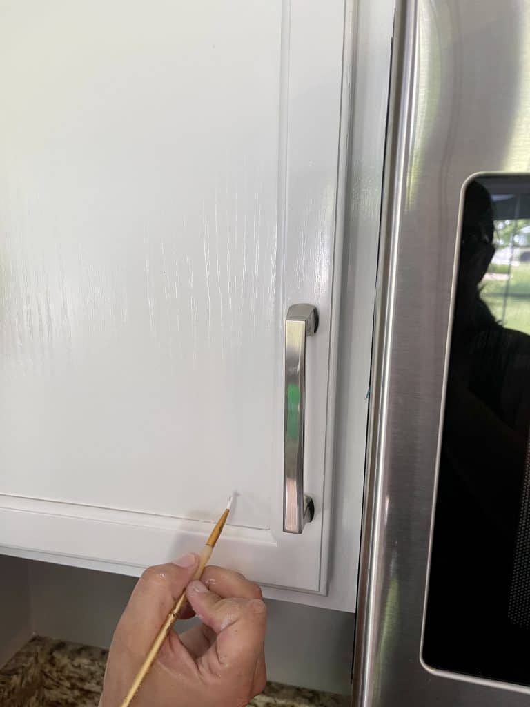 How to Paint Kitchen Cabinets that are Stained 31 How to Paint Kitchen Cabinets that are Stained 7