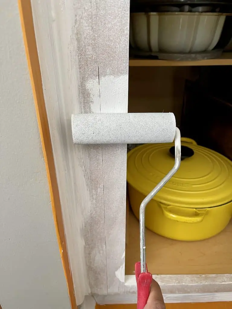 How to Paint Kitchen Cabinets that are Stained 21 How to Paint Kitchen Cabinets that are Stained 4